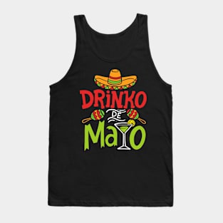 Cinco De Mayo Shirt Drinko De Mayo Fiesta Mexican Mens Women Tank Top